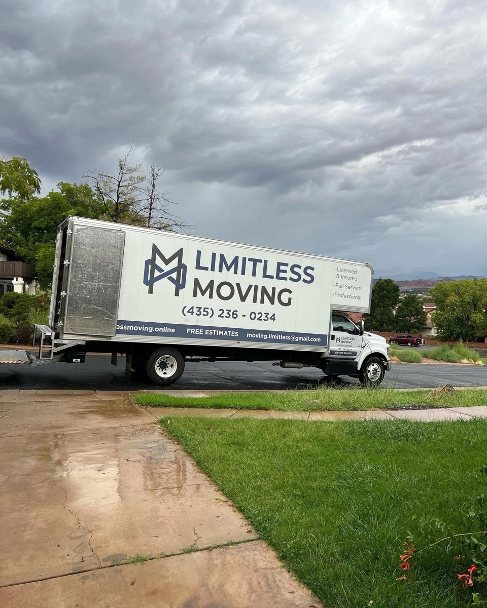 Moving day after a storm rolled through